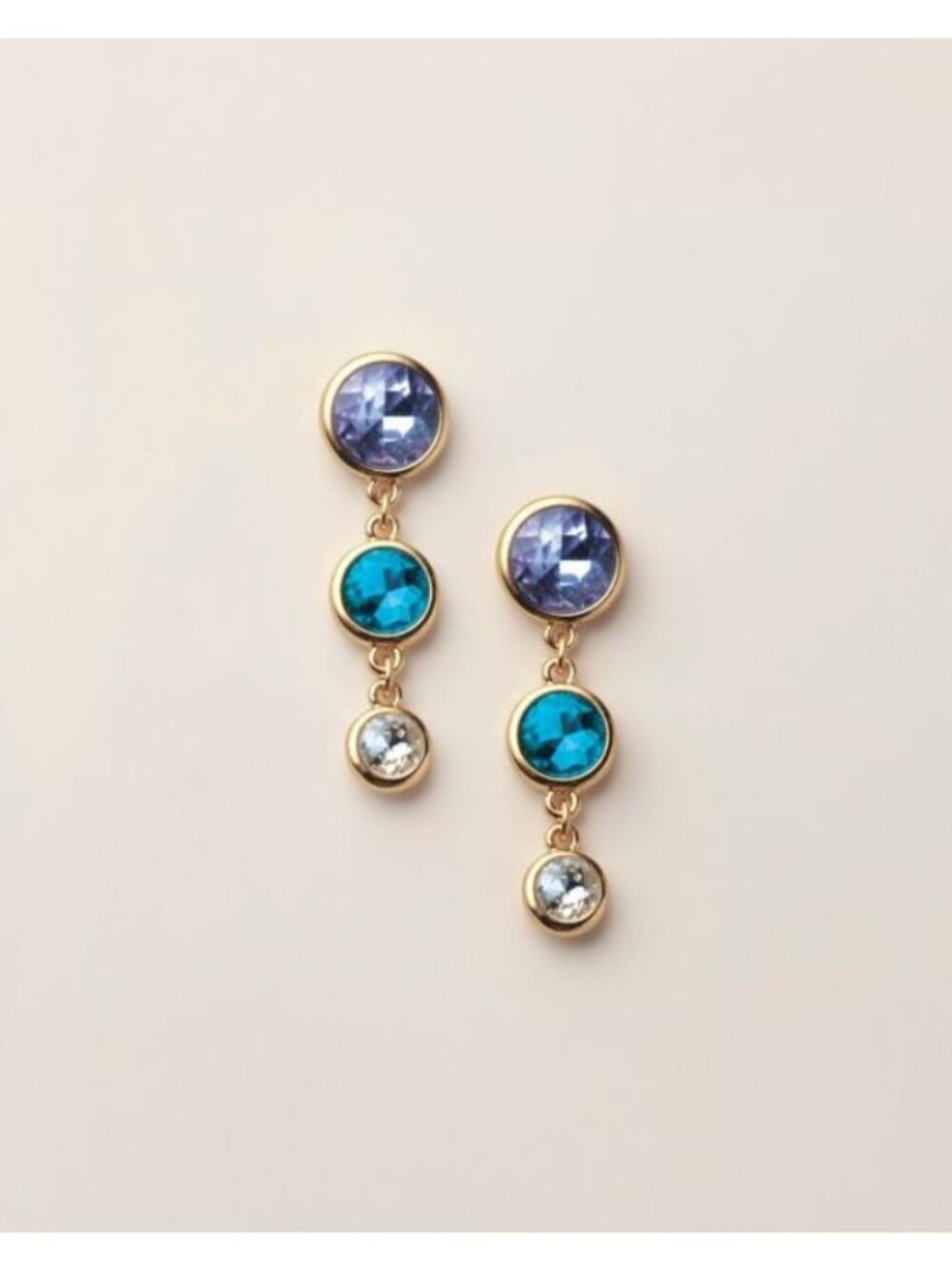 Avon Studio 1886 Spring Shower Drops Earrings-New In Box